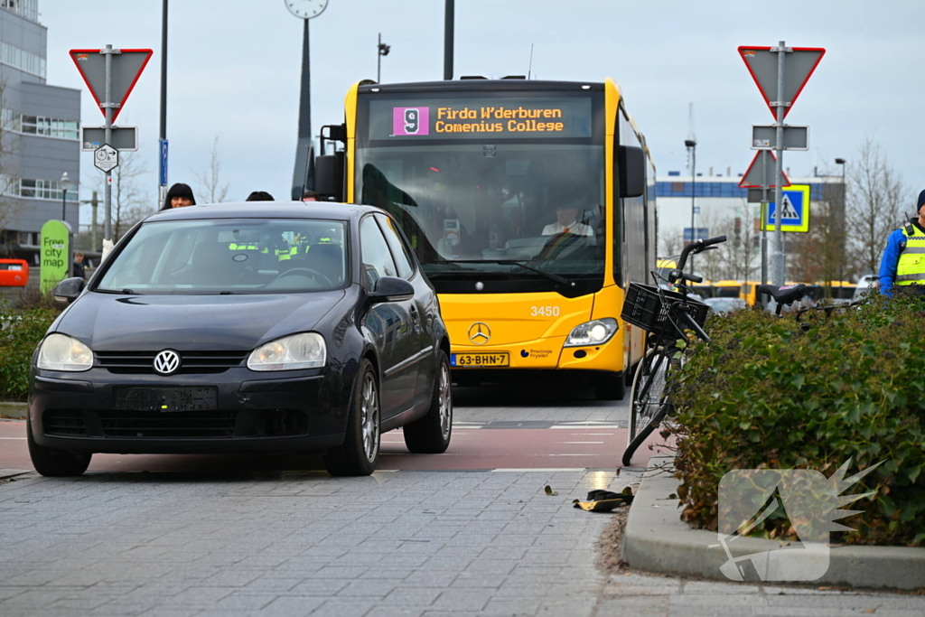 Fietser met voorrang aangereden