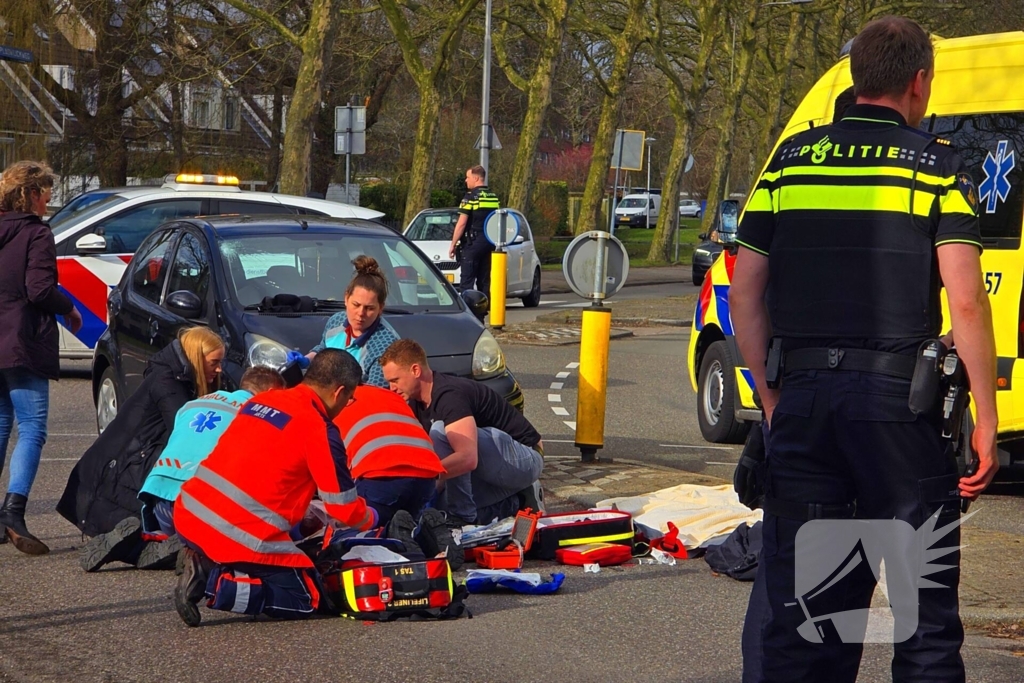 Ernstige aanrijding met fietser