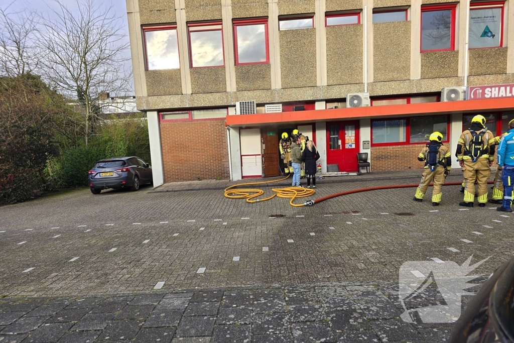 Brand in restaurant zorgt voor grote inzet van brandweer