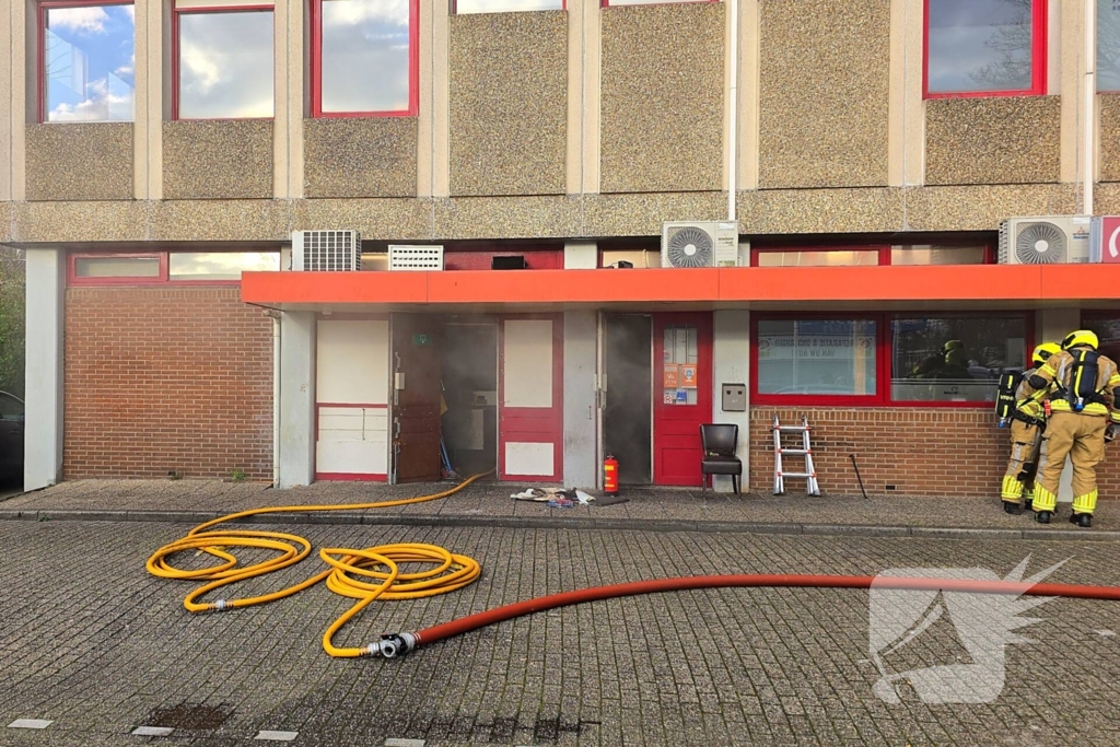 Brand in restaurant zorgt voor grote inzet van brandweer