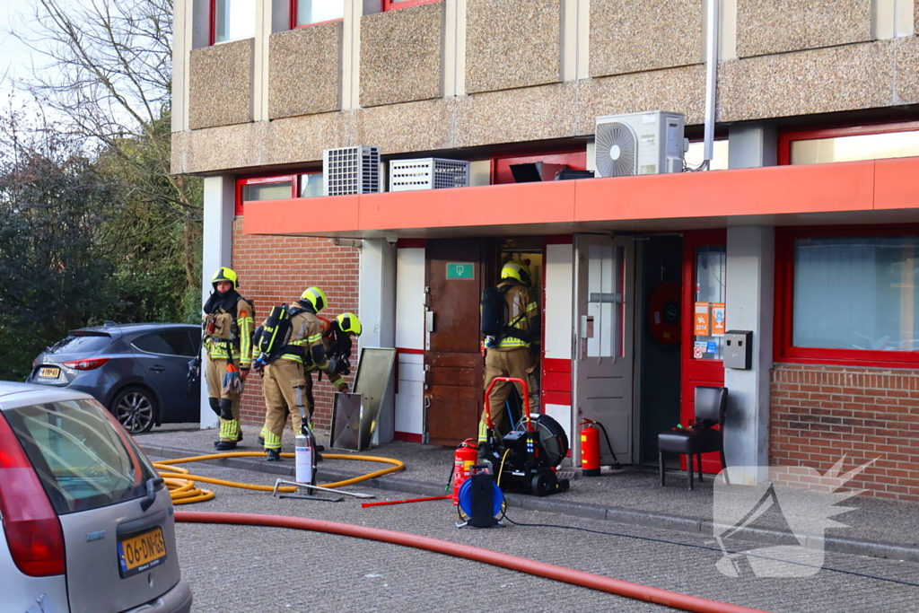 Brand in restaurant zorgt voor grote inzet van brandweer