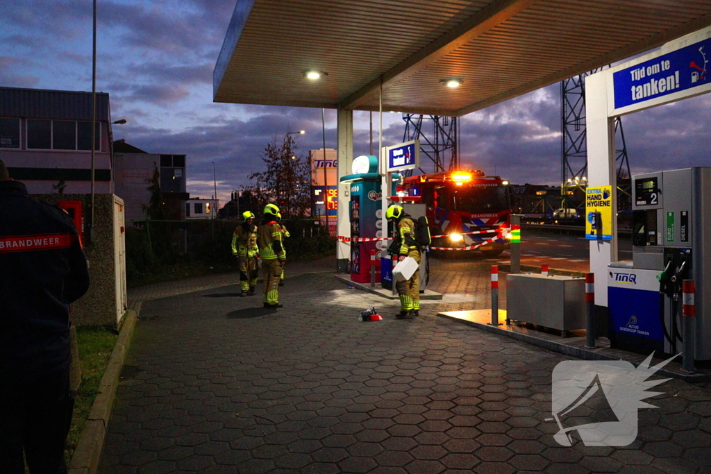 Ongeval gevaarlijke stof bij tankstation
