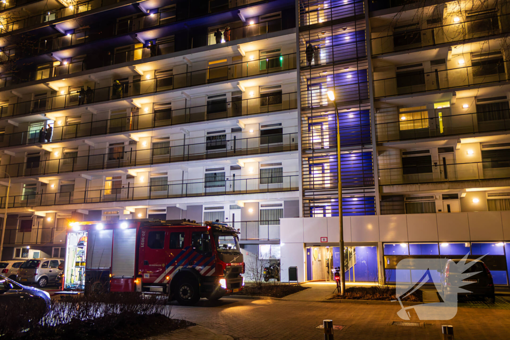 Flatbrand wordt snel onder controle gebracht