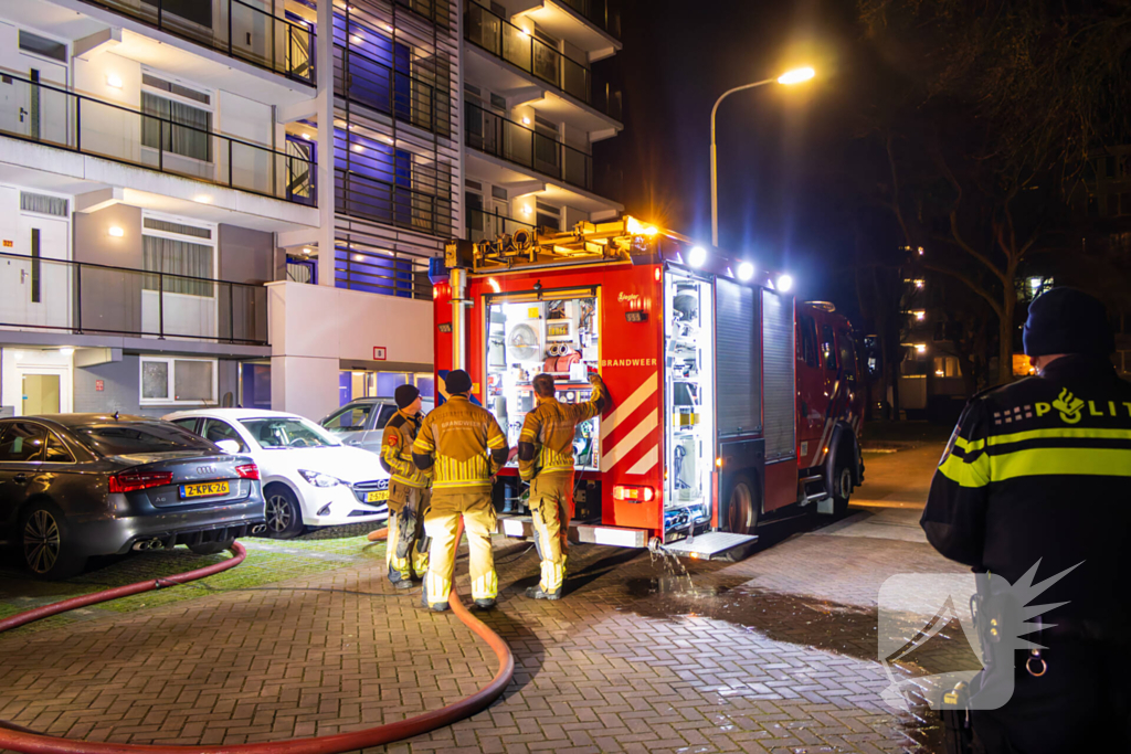 Flatbrand wordt snel onder controle gebracht