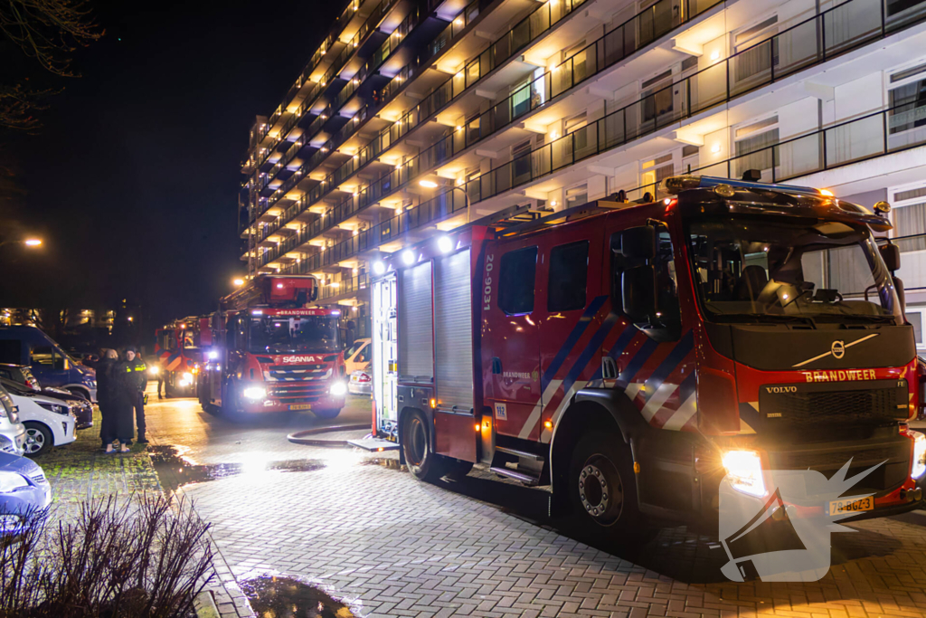 Flatbrand wordt snel onder controle gebracht