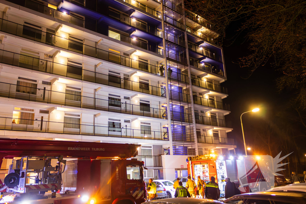 Flatbrand wordt snel onder controle gebracht