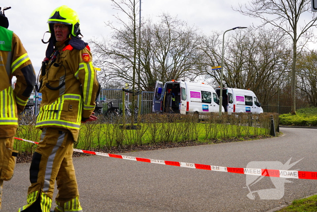 Groot gebied afgezet wegens gaslekkage bij sportvereniging