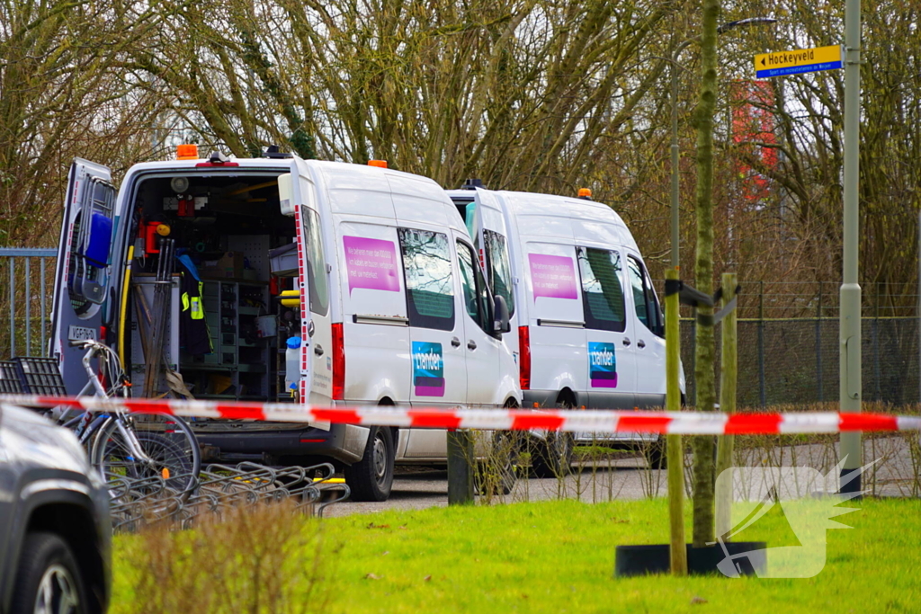 Groot gebied afgezet wegens gaslekkage bij sportvereniging