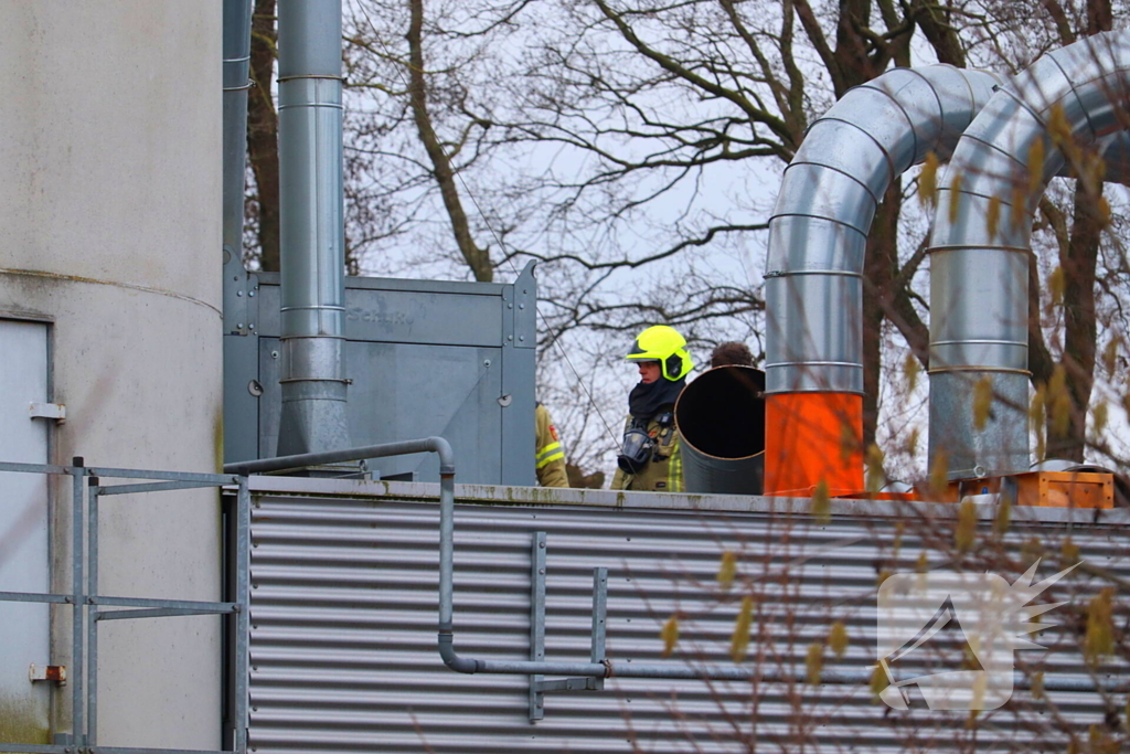 Dakbrand bij interieurinrichter geblust