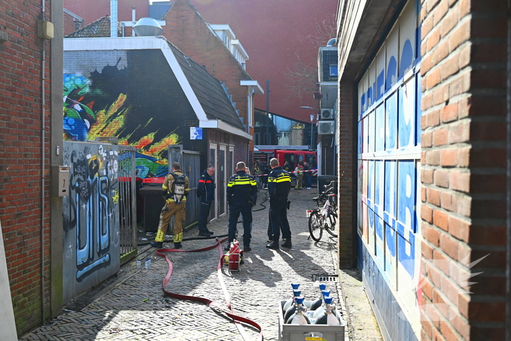 Brandweer en politie doen onderzoek