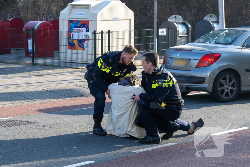 Ongeval tussen fietser en auto