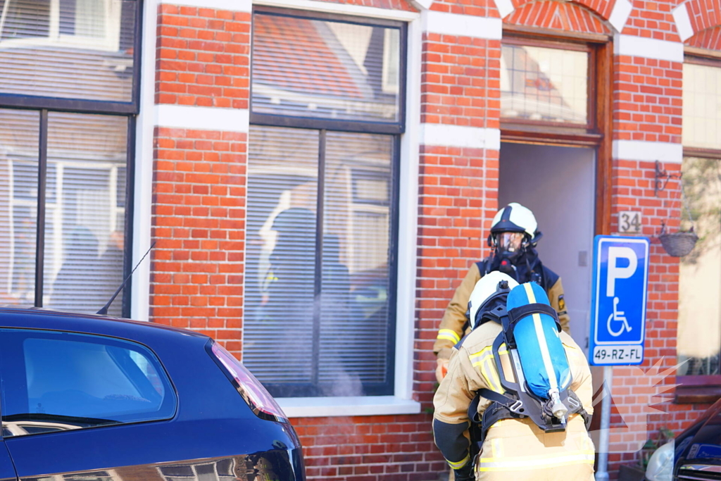 Brand in afzuigkap veroorzaakt rookontwikkeling