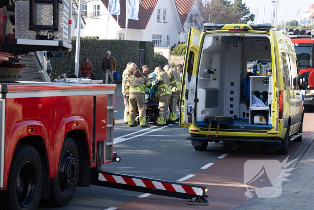Persoon gewond na val in appartement