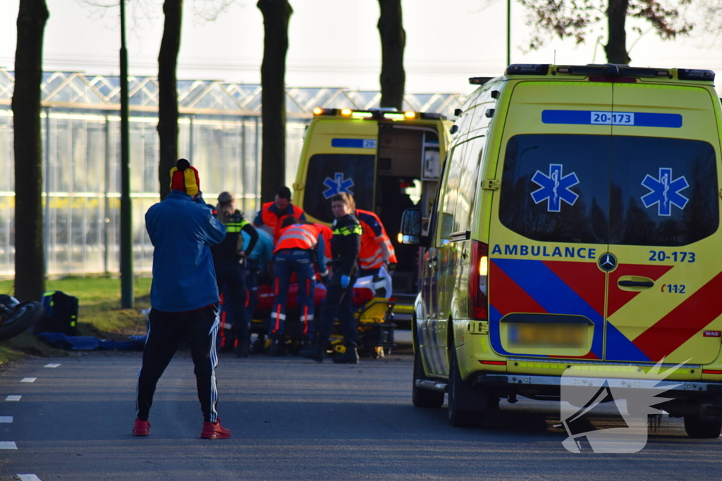 Motorrijder zwaargewond na ongeval