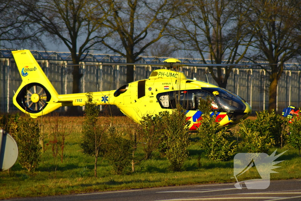 Motorrijder zwaargewond na ongeval