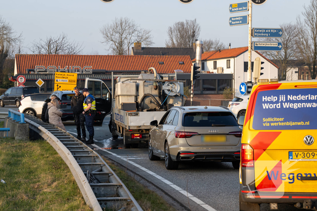 Meerdere voertuigen betrokken bij ongeluk
