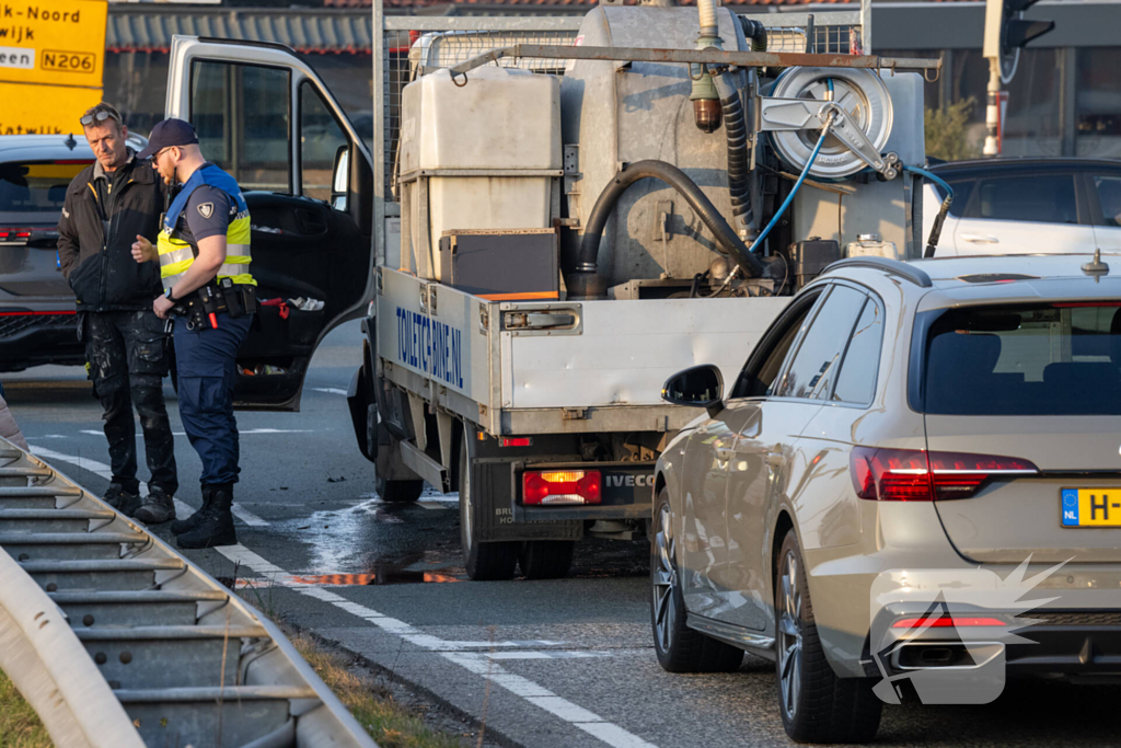 Meerdere voertuigen betrokken bij ongeluk