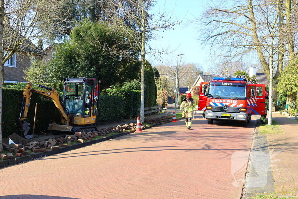 Gaslekkage leidt tot inzet van brandweer