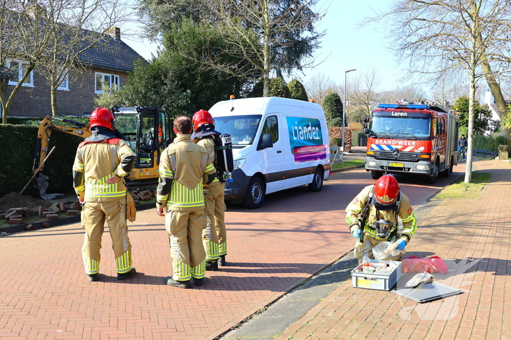 Gaslekkage leidt tot inzet van brandweer