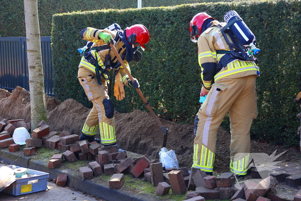 Gaslekkage leidt tot inzet van brandweer