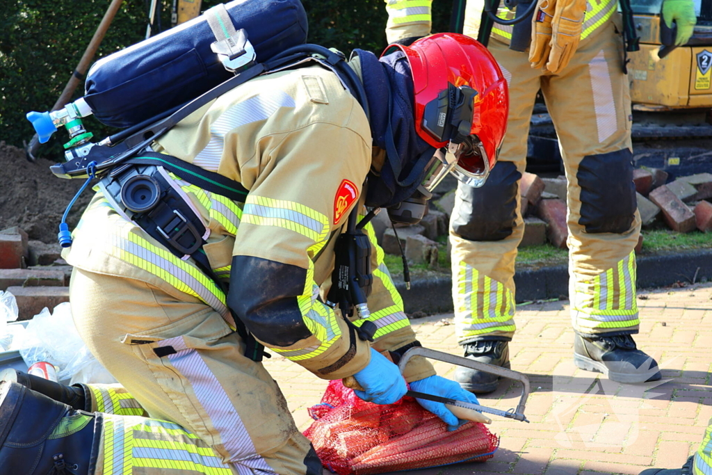 Gaslekkage leidt tot inzet van brandweer