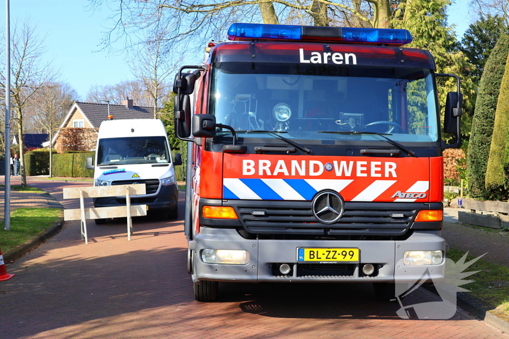 Gaslekkage leidt tot inzet van brandweer