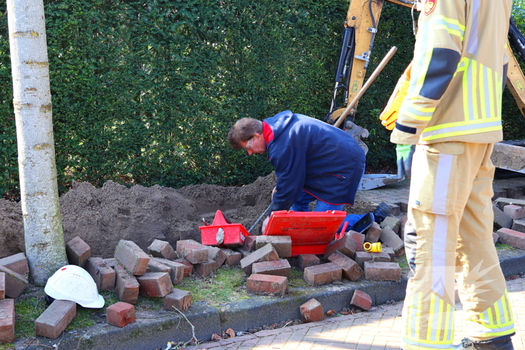 Gaslekkage leidt tot inzet van brandweer