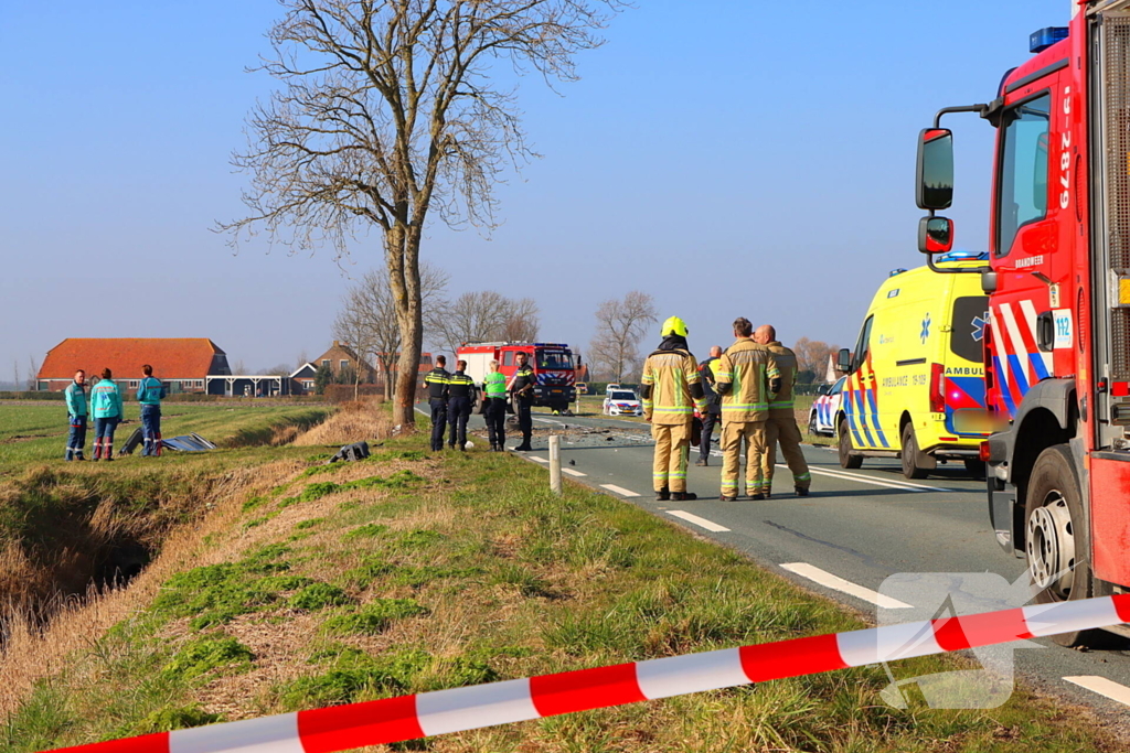 Massale inzet van hulpdiensten na dodelijk ongeval