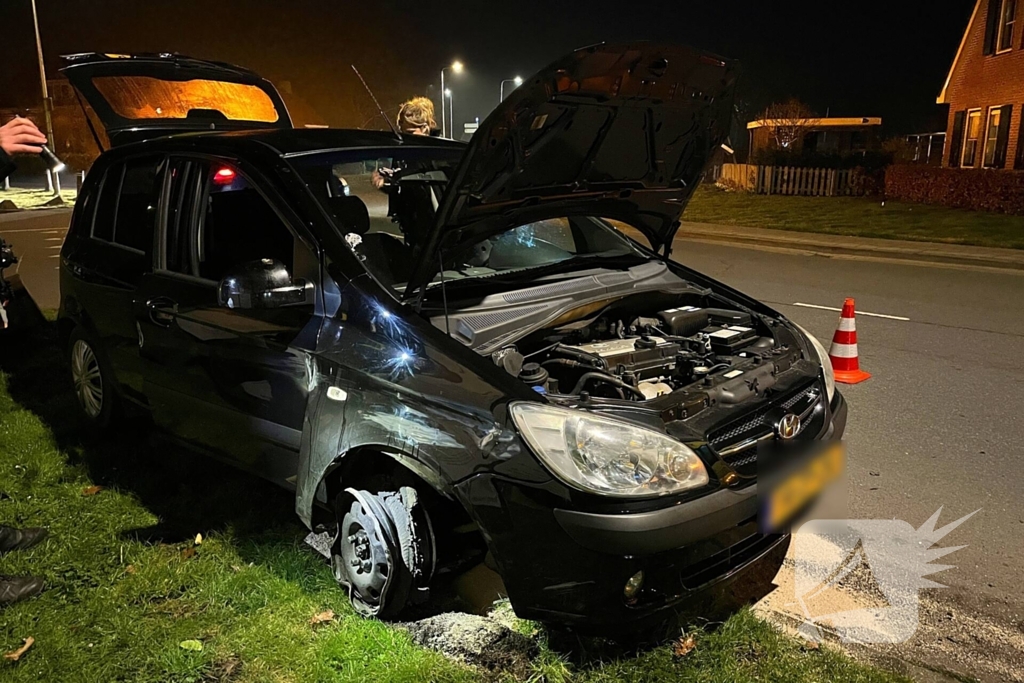 Automobilist richt flinke schade aan
