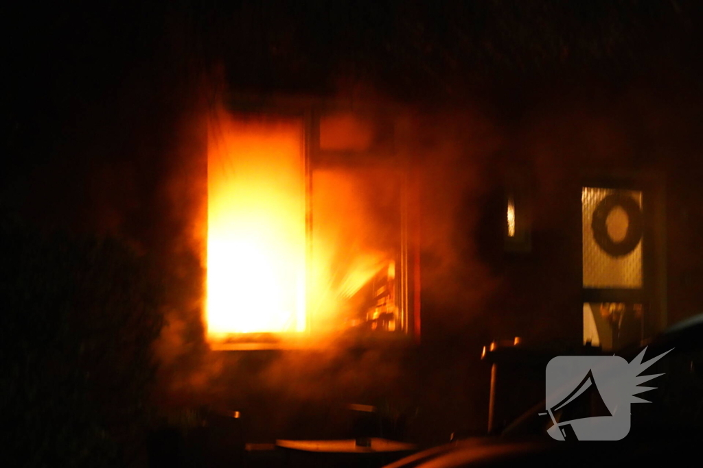 Bewoners opgevangen na keukenbrand