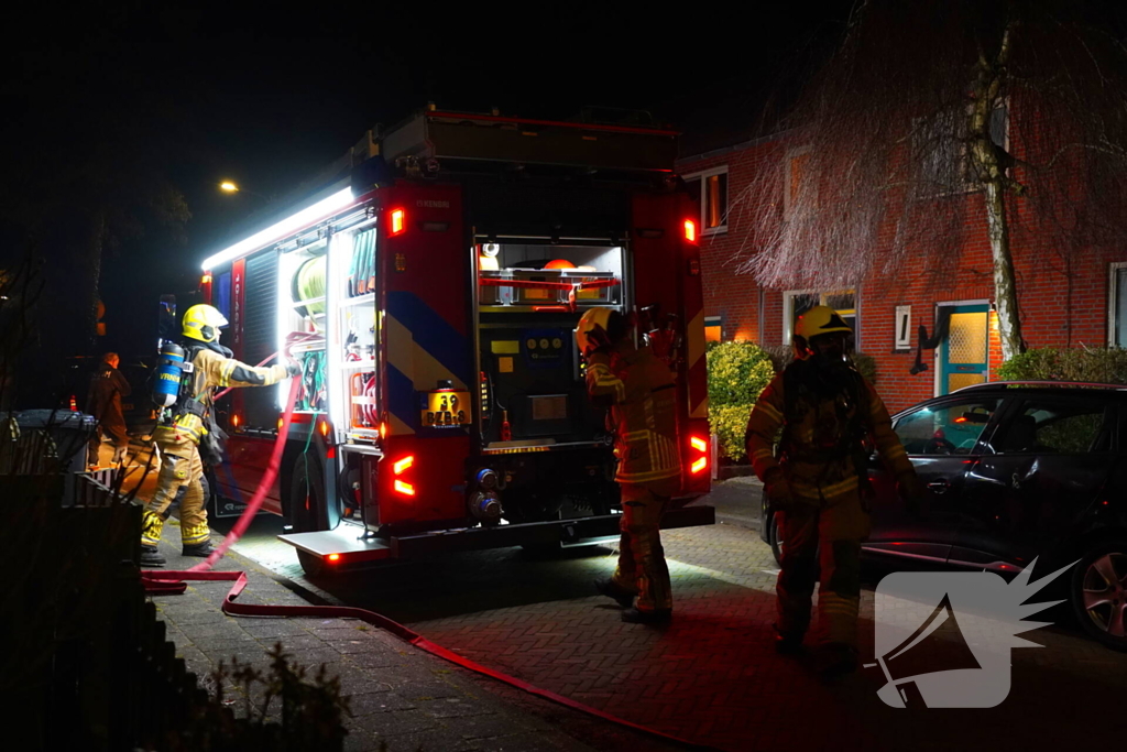 Bewoners opgevangen na keukenbrand