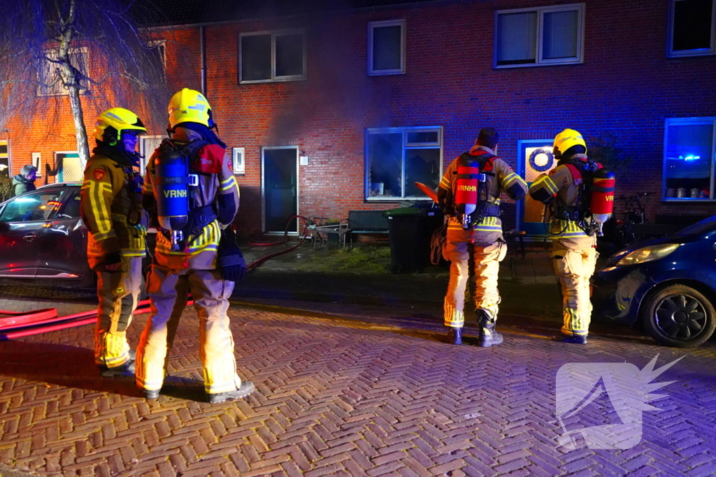 Bewoners opgevangen na keukenbrand