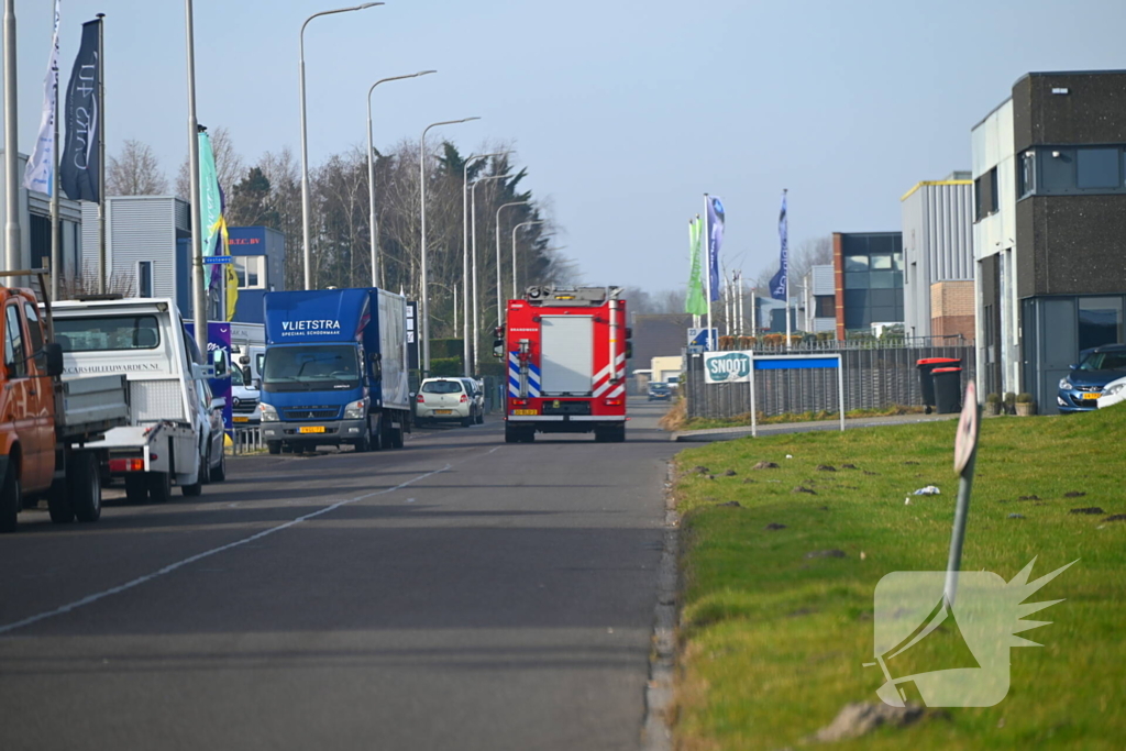 Brandmelding bij bedrijfspand blijkt vals alarm