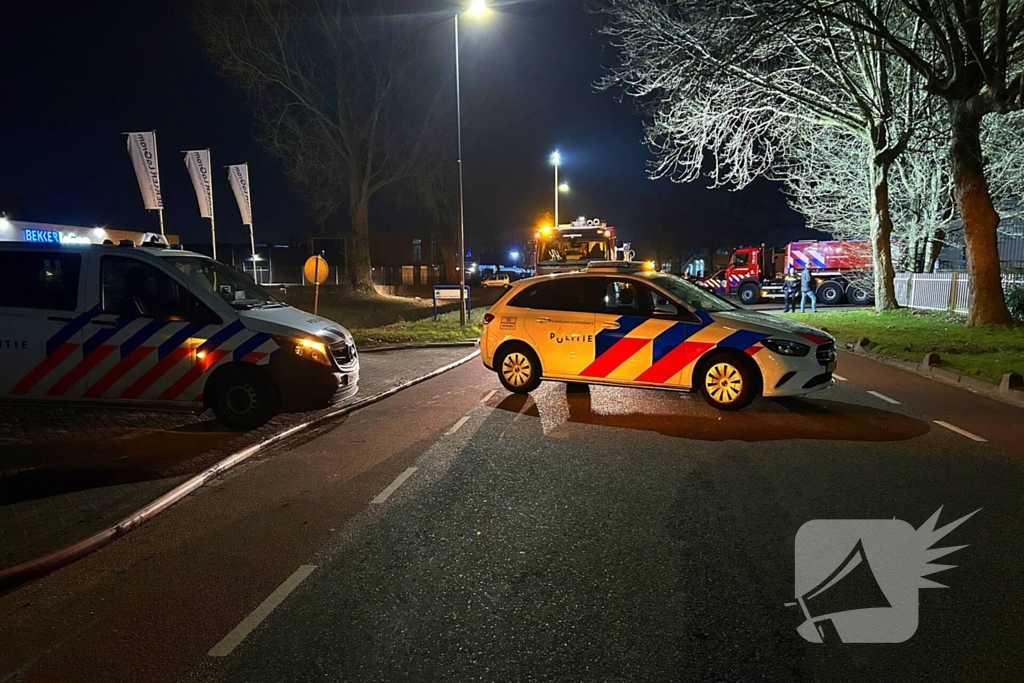Flinke rookontwikkeling door brand bij afvalverwerkingsbedrijf