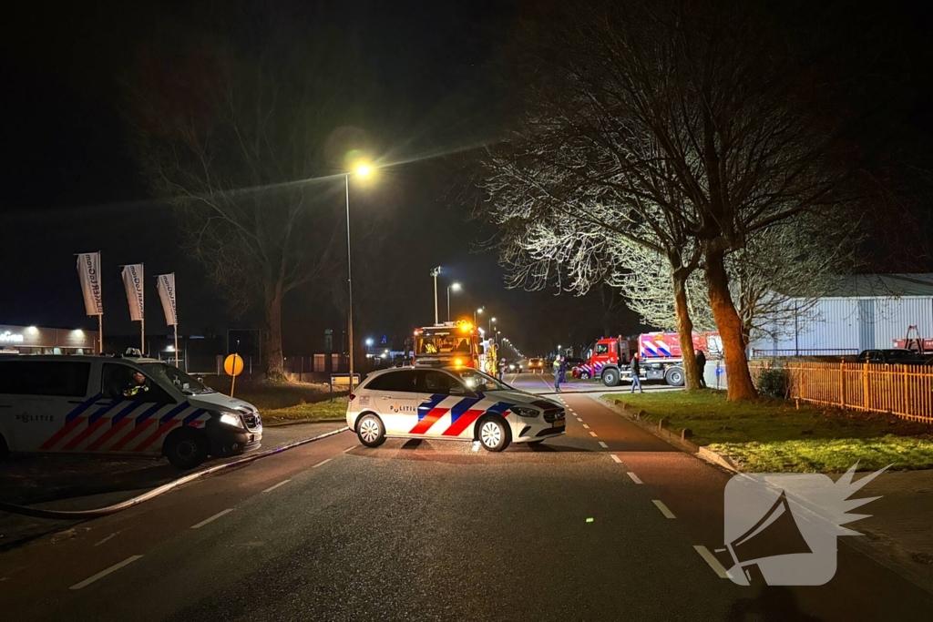 Flinke rookontwikkeling door brand bij afvalverwerkingsbedrijf