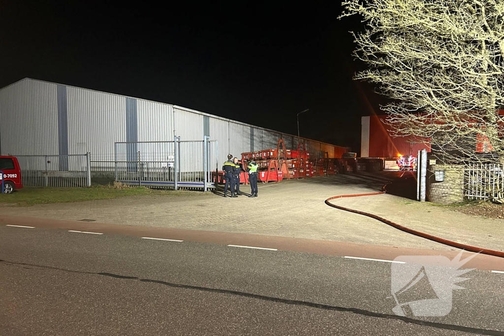 Flinke rookontwikkeling door brand bij afvalverwerkingsbedrijf