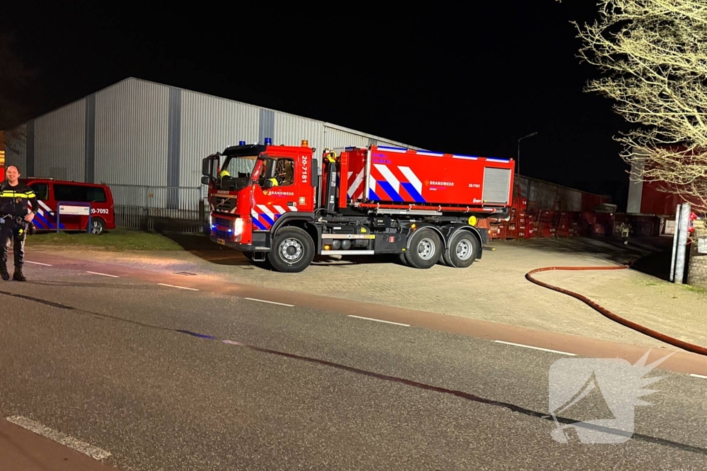 Flinke rookontwikkeling door brand bij afvalverwerkingsbedrijf
