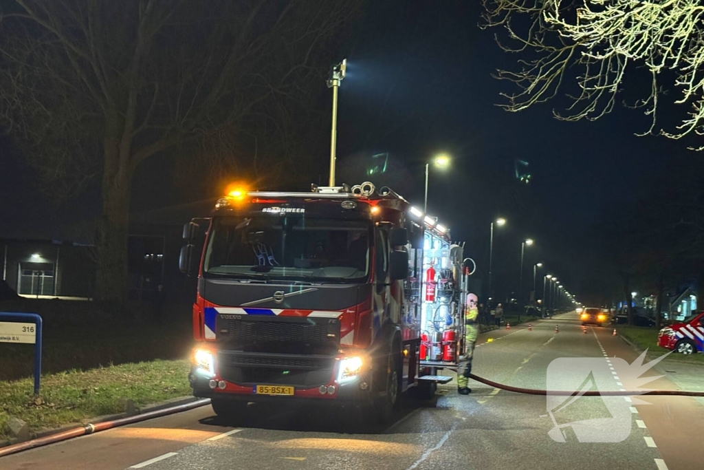 Flinke rookontwikkeling door brand bij afvalverwerkingsbedrijf