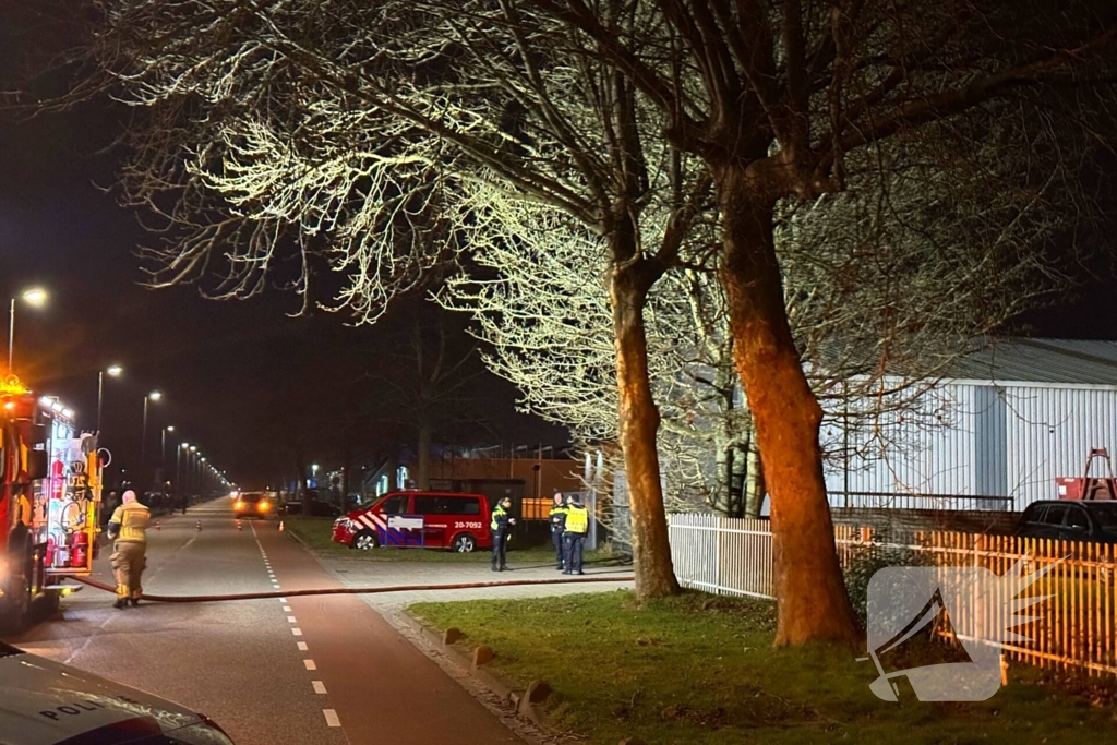 Flinke rookontwikkeling door brand bij afvalverwerkingsbedrijf