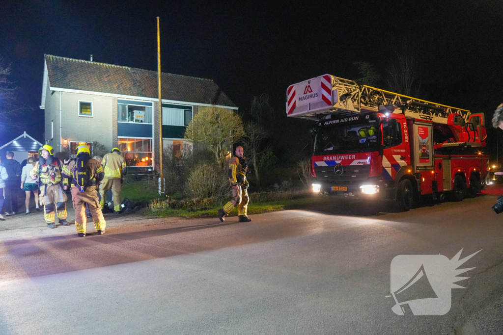 Brandweer ingezet voor schoorsteenbrand