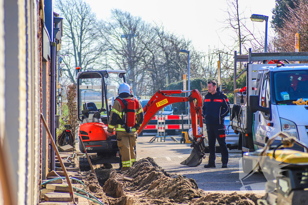 Geen gas en internet door graafwerkzaamheden