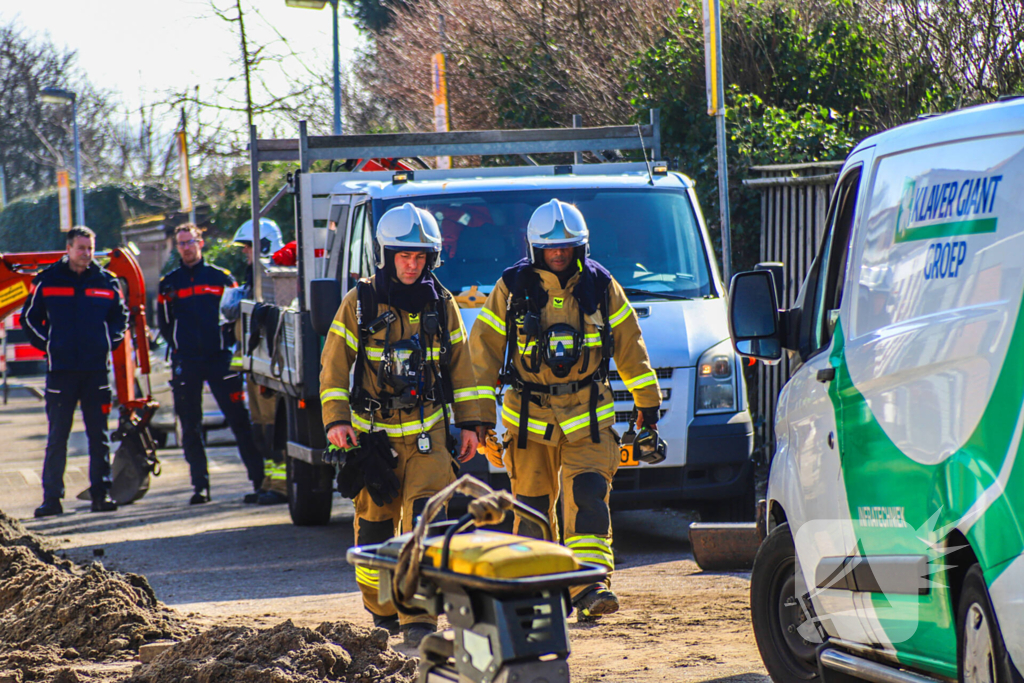 Geen gas en internet door graafwerkzaamheden
