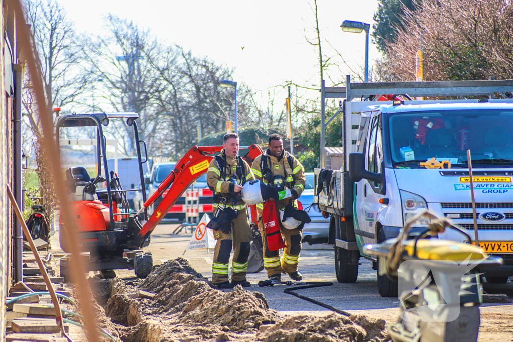 Geen gas en internet door graafwerkzaamheden