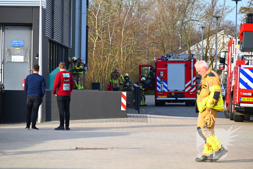 Gebouw ontruimd door brand