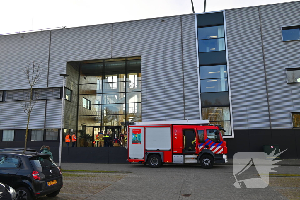Gebouw ontruimd door brand