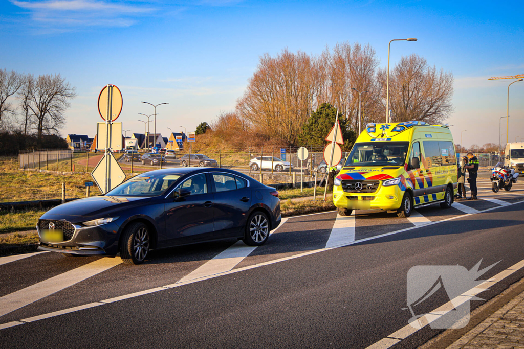 Scooterrijder gewond bij aanrijding door automobilist