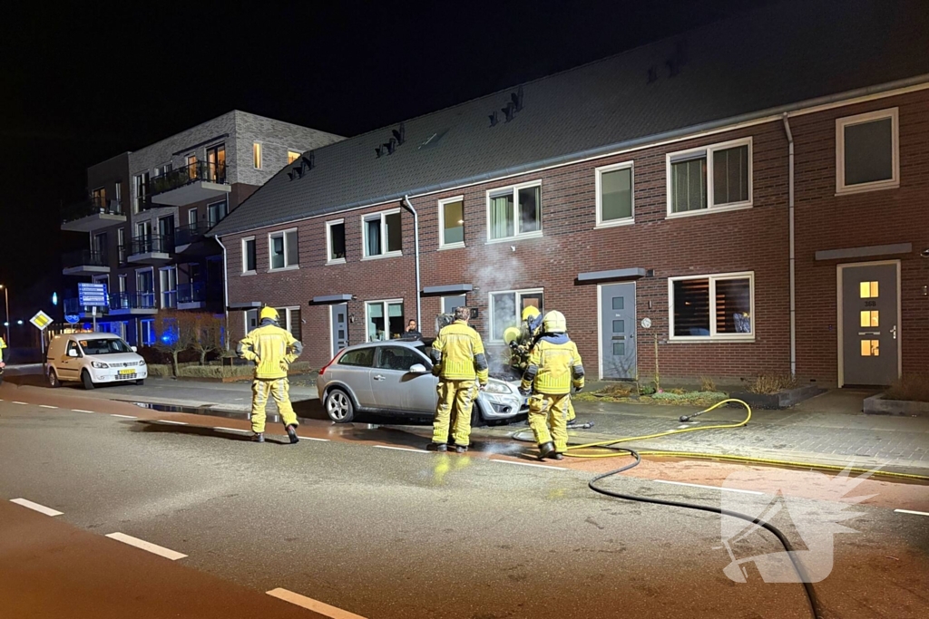 Brand in motorcompartiment tijdens rit