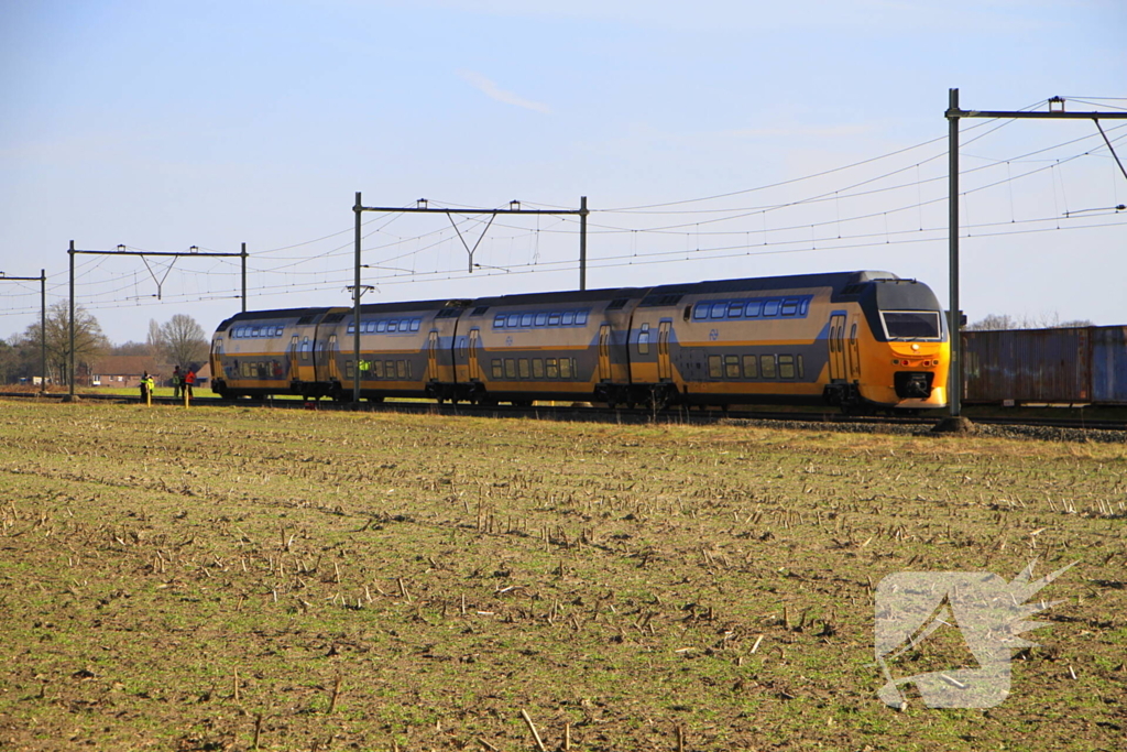 Geen treinverkeer vanwege aanrijding met persoon