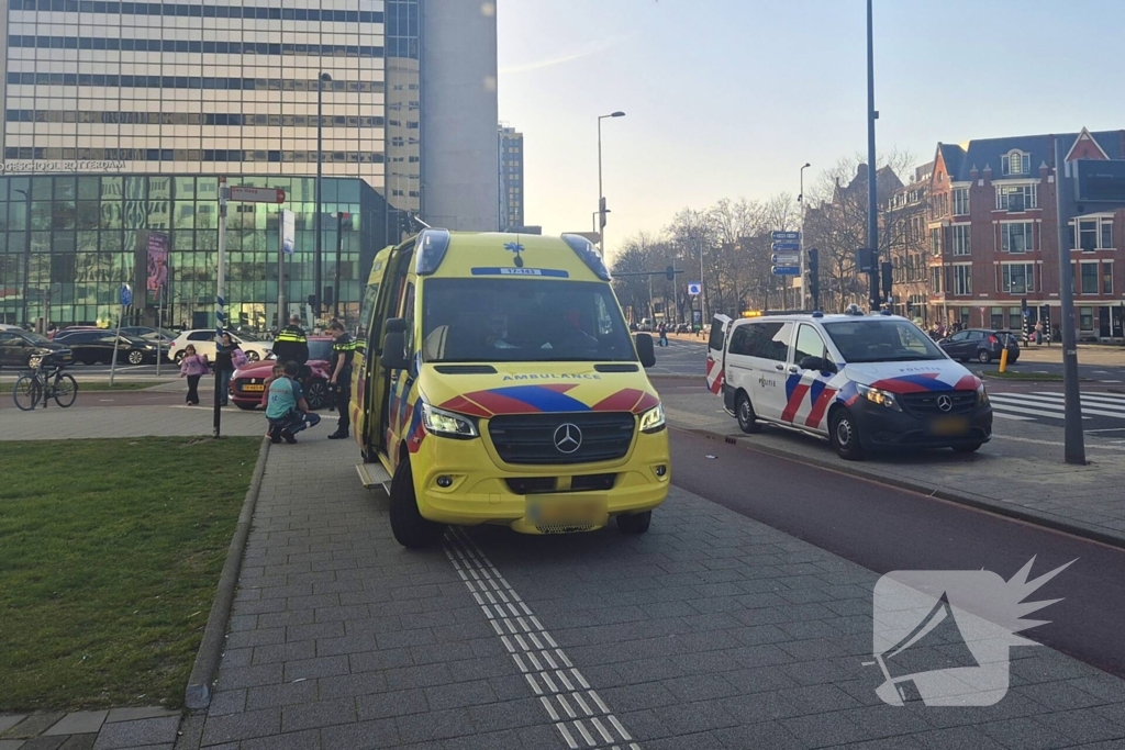 Aanrijding tussen scooter en auto