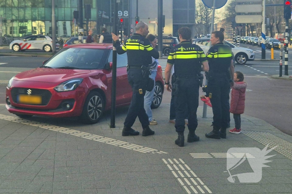 Aanrijding tussen scooter en auto